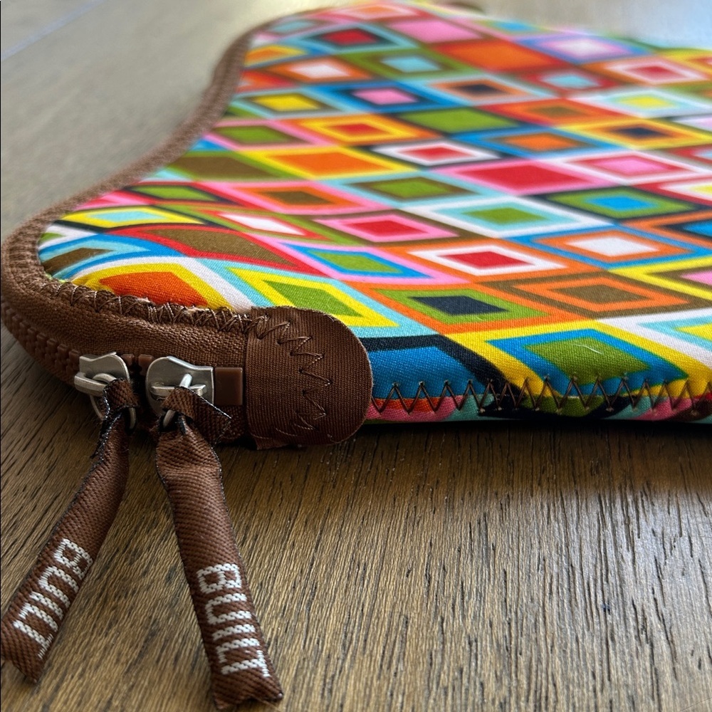 Multicolor Built New York Neoprene Laptop 12-13” Sleeve. Geometric Design. - Picture 6 of 8